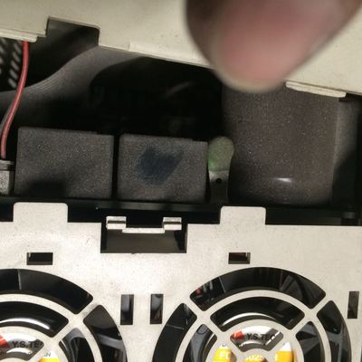 Polvo metálico en variador. Fuente de averias.