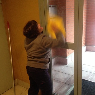 limpiando portal