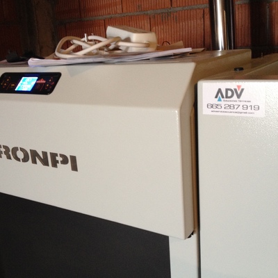 puesta en marcha de caldera de biomasa