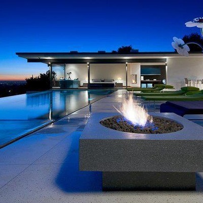 Fuegos de exterior contemporaneos