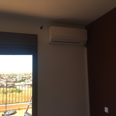 Aire acondicionado por split en vivienda