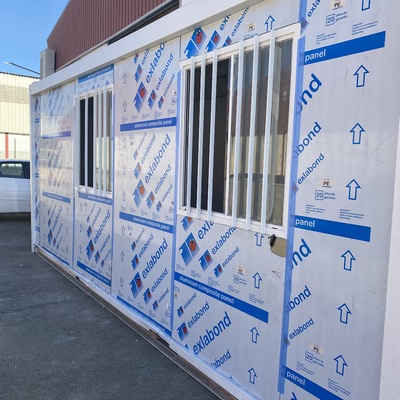 Tapado con láminas de aluminio