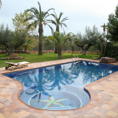 PISCINA CON JACUZZI LATERAL