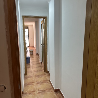 Trabajo de pintura realizado en una vivienda