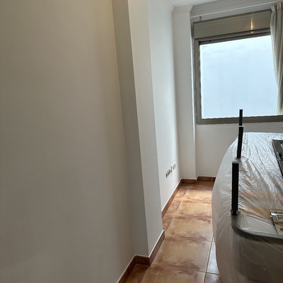 Trabajo de pintura realizado en una vivienda