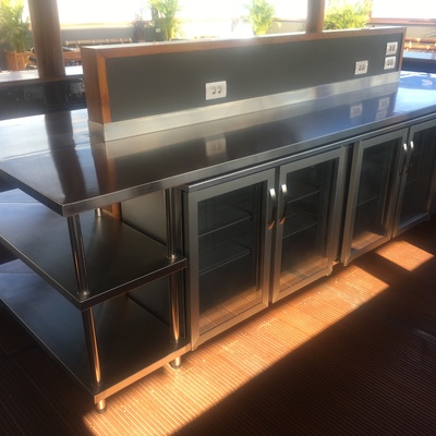 FABRICACIÓN PROPIA MOBILIARIO DE HOSTELERÍA CARPINTERIA ACERO INOXIDABLE