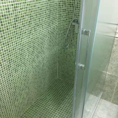 Plato de ducha de obra suelo antideslizante