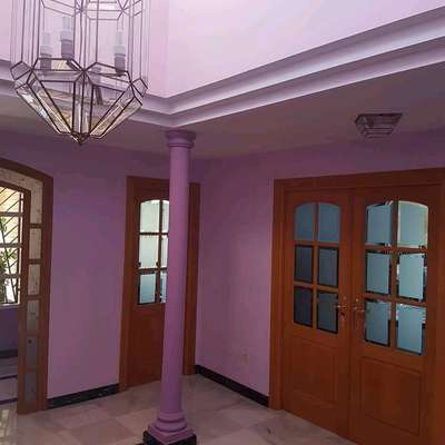 Pintura en patio interior