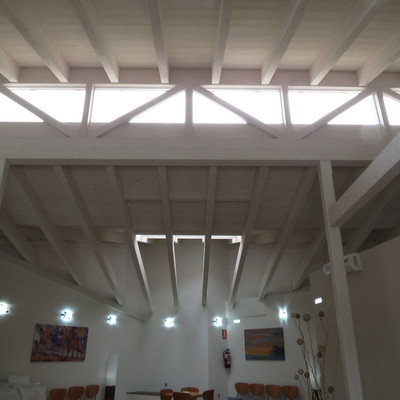 Detalle de estructura de madera 