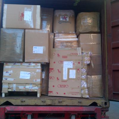 CAMION LLENO DE PAQUTES MUDANZA