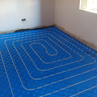 suelo radiante. dormitorio