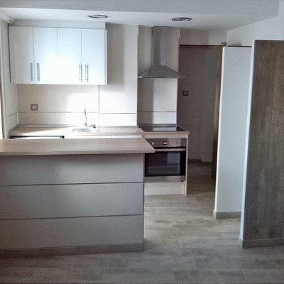 Espacio libre salon cocina.