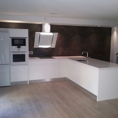 Encimera de Silestone.