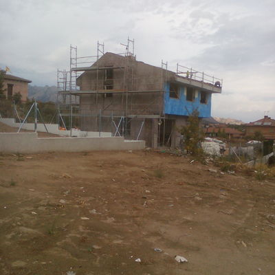 Fachada de vivienda unifamiliar