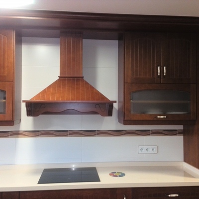 Madera, cuarzo  y acero