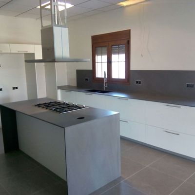 Encimera cocina e isla Neolithe Lava