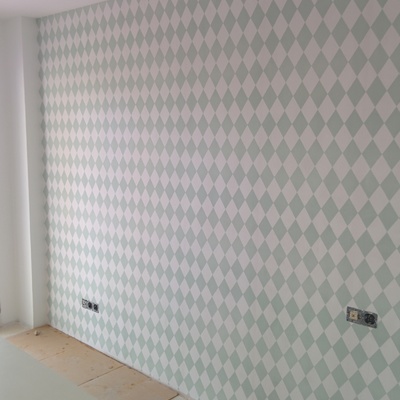 Empapelado pared de habitacion