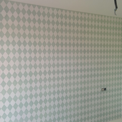 Empapelado de pared en habitacion