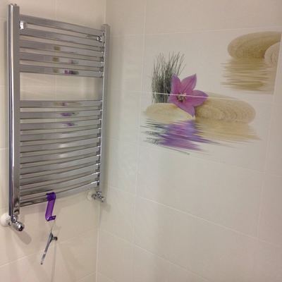 Instalación radiador toallero 