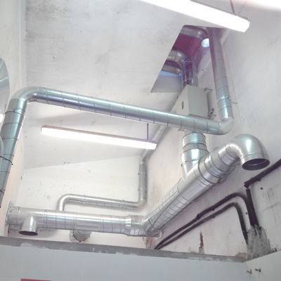 Conductos de ventilacion vestuarios