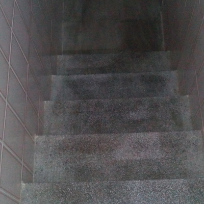 escalera antes