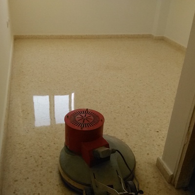 Abrillantado de suelos de terrazo