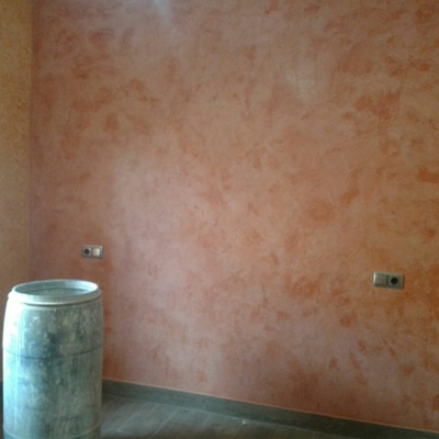 Reforma pared cabecero dormitorio