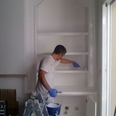 Lacados de muebles de escayola