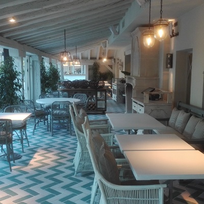 iluminación salón restaurante