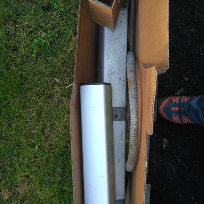 Cambio de motor puerta abatible 