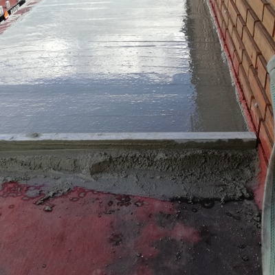 RELLENO CON CAIDAS NUEVAS PARA EVACUACION DE AGUA