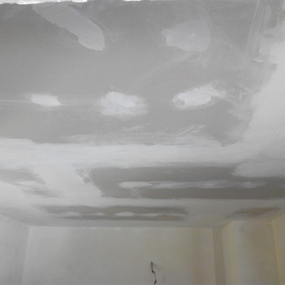 Techo de Pladur listo para pintar.