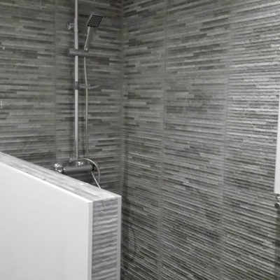 Plato de ducha de obra