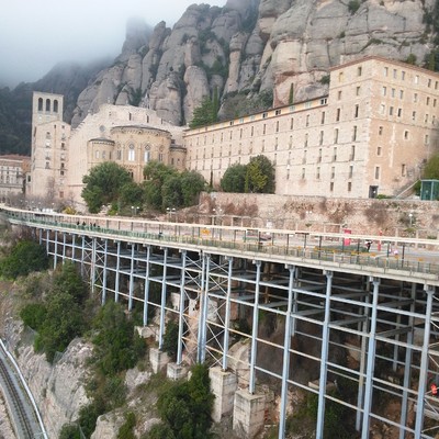 Parking Monasterio de Montserrat.