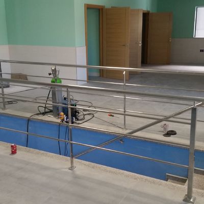 Barandillas inox pulido