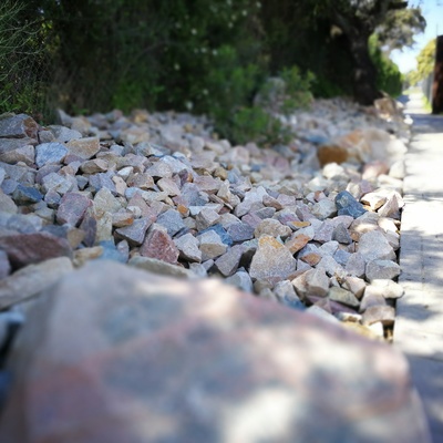 Decoración de talud