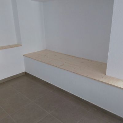 Trabajo de materiales de acabado