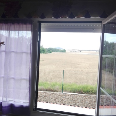 Vista de murete desde la habitación