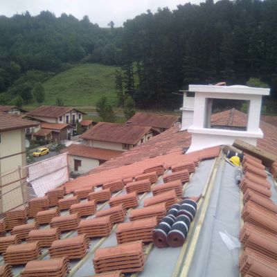 Tejado de hormigon lazkao