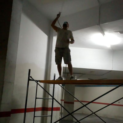 Pintado de parking..techos,paredes y pavimentos