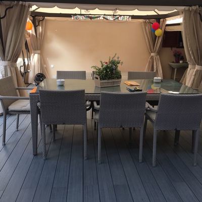 Terraza Tarima exterior encapsulada