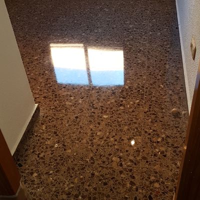 Abrillantado de terrazo