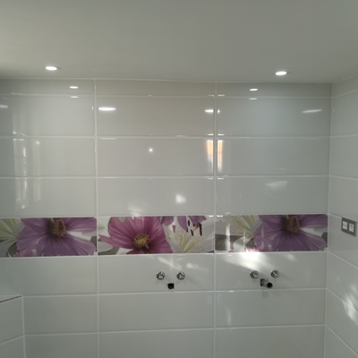 Instalación eléctrica baño.