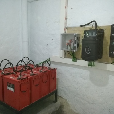 Instalación solar aislada