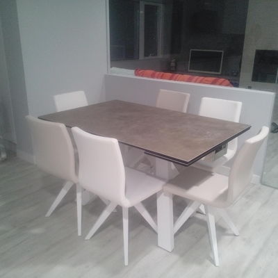 Conjunto de mesa y sillas de diseño