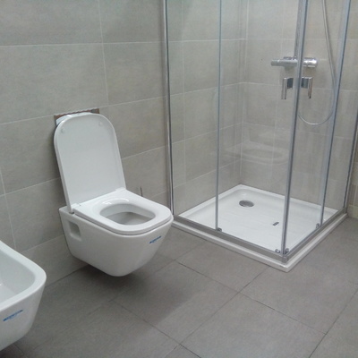 Reforma de Baños moderno y Mampara