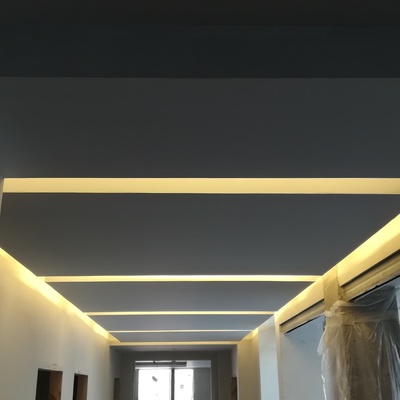 Decoracion pladur con luz indirecta