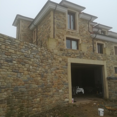 Mampostería de piedra arenisca