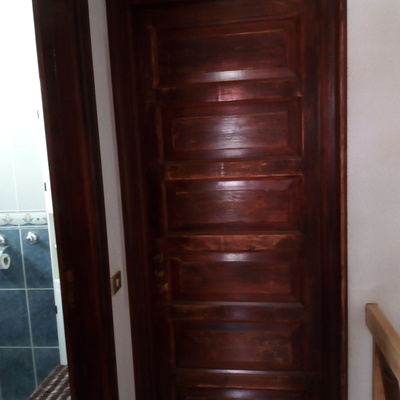 Color original de la puerta