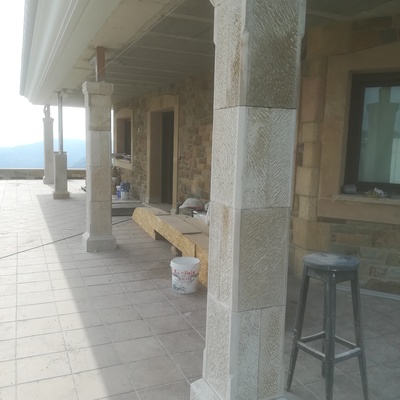 Pilares de sillería